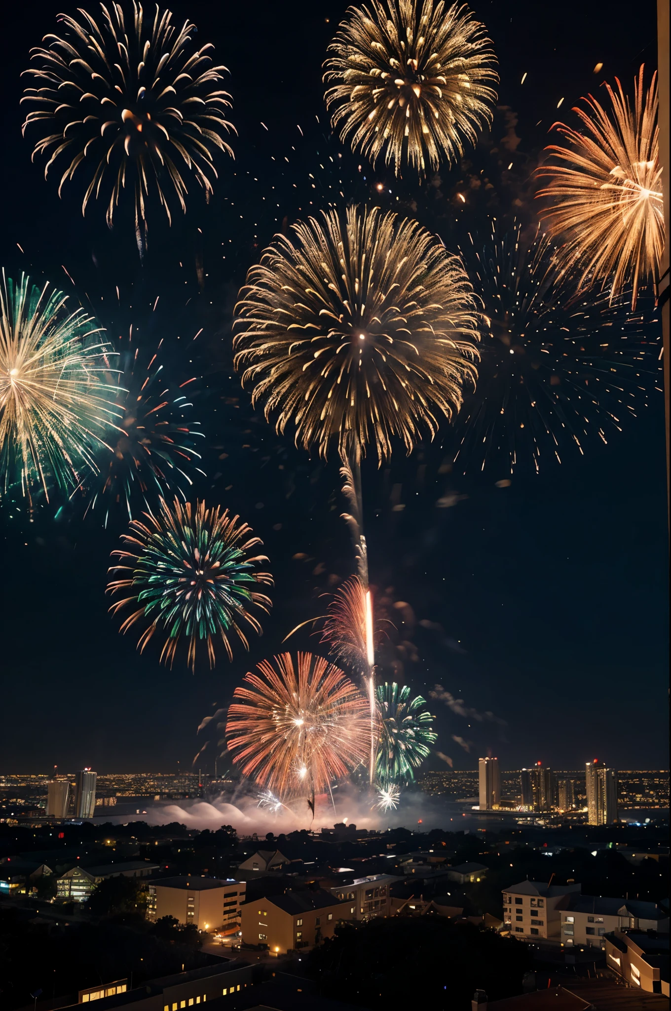New Year fireworks