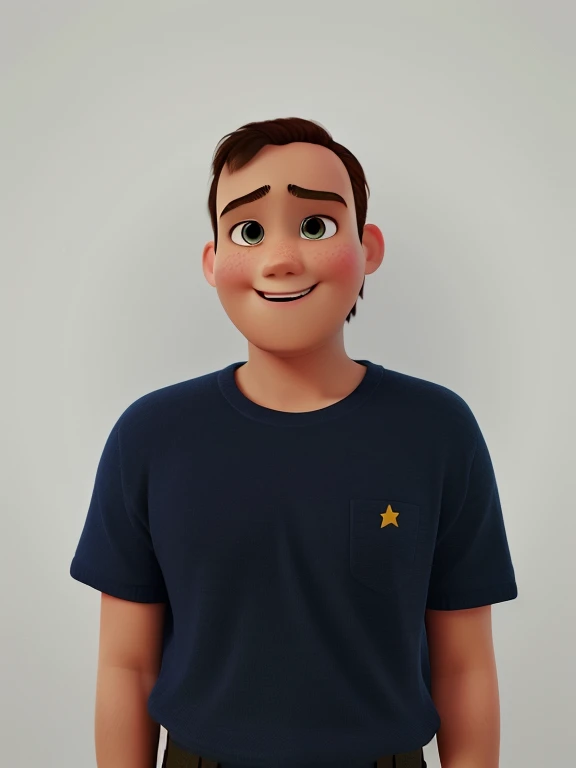CHILD 7 YEARS OLD DISNEY PIXAR STYLE
