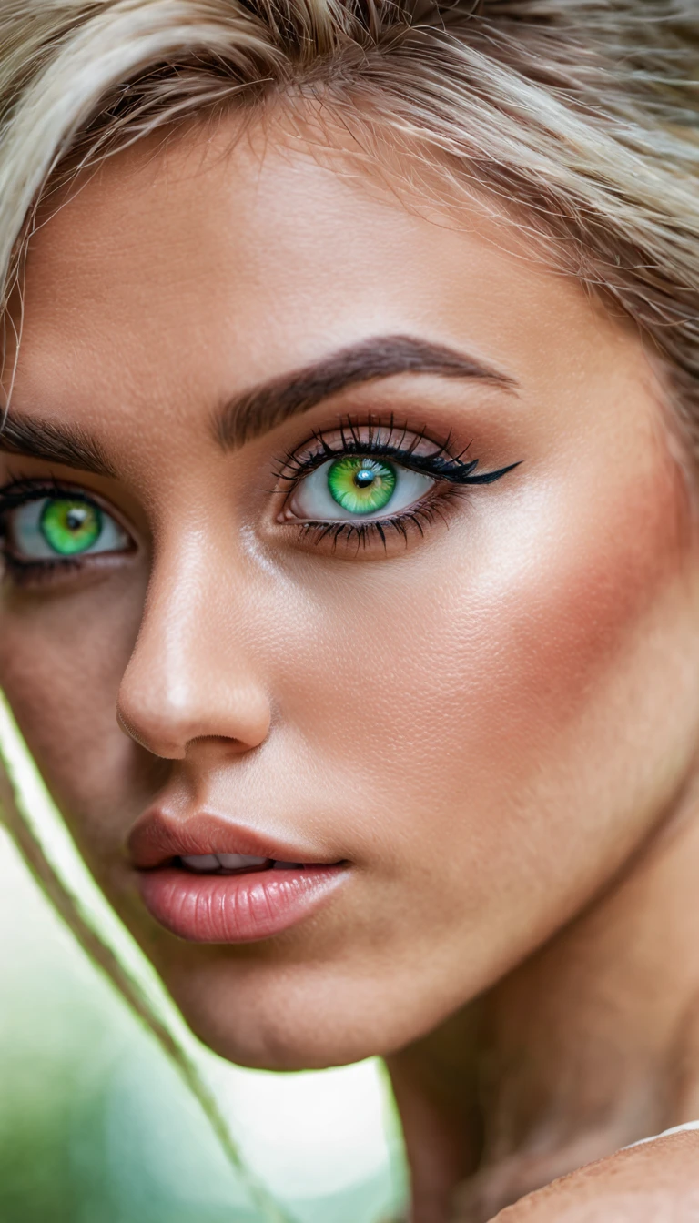 a woman raw photo, symmetry, piercing above the lip on the left side, bright white pearl piercing on the cheek under the eye on the left side, nose piercing, long eyelashes, full lips, eyeliner, eyelashes, dark skin,bokeh, light green eyes hyperdetailed photography full body photo, realistic iris, realistic pupils, high detail eye realistic, crystal clear eyes, \(light green eyes\), less is a little more realistic, realistic photography, a woman with blonde hair and light green eyes hyperdetailed photography full body photod light green eyes hyperdetailed photography full body photo, a woman realistic, crystal clear eyes,light green eyes,less is a little more realistic, realistic photography, a woman hair and light green eyes hyperdetailed photography,extremely detailed,dark colors, texture detail, contest winner, ultra detailedOverallDetail, swirling ink
