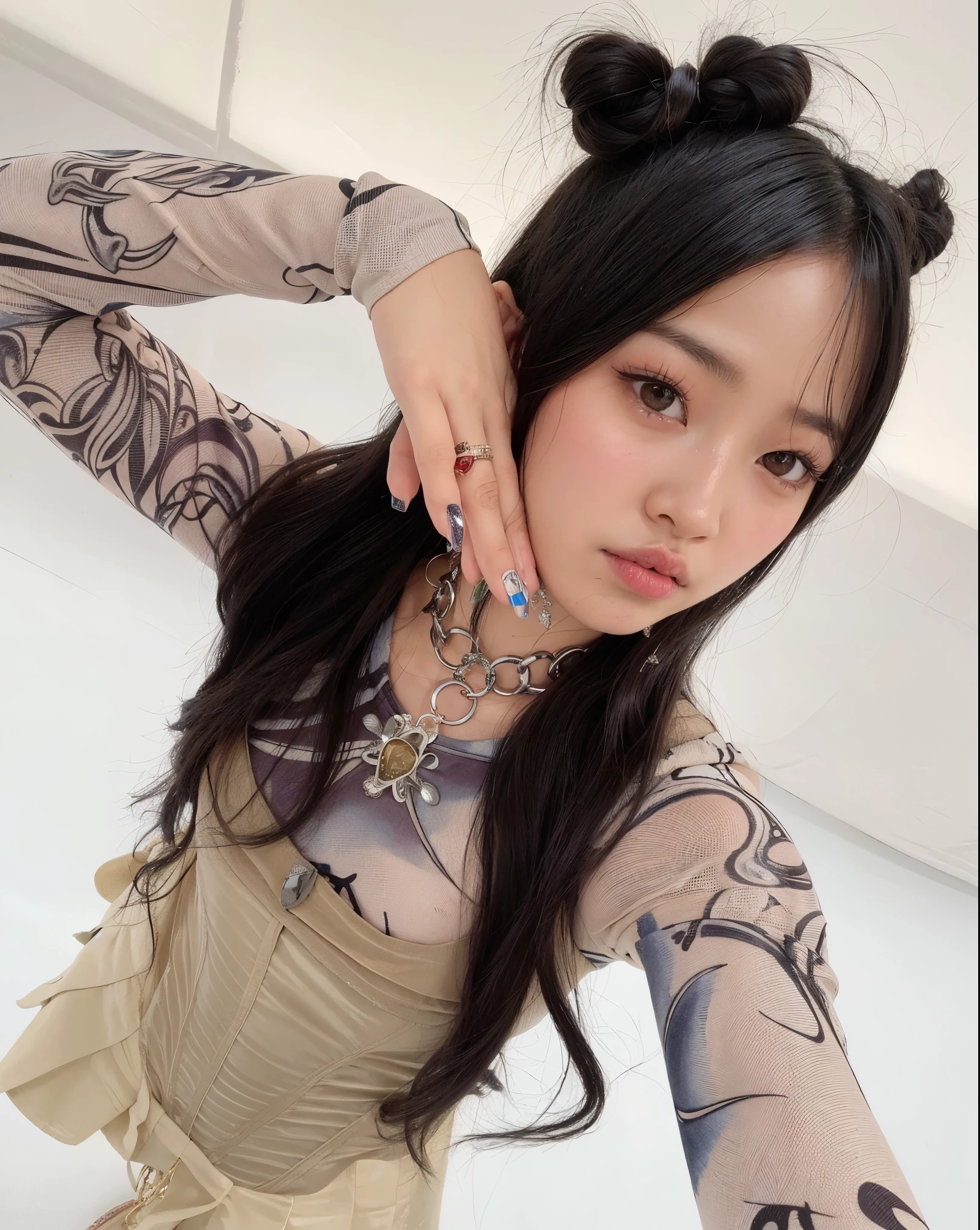 there is a woman that is posing for a picture in a dress, Jinyoung Canela, Ulzzang, Jisoo do Blackpink, jennie blackpink, jisoo do blackpink, Lalisa Manobal, jossi do blackpink, Lalisa Manoban do Blackpink, tzuyu de duas vezes, Shikami, Parque Roseanne do Blackpink, Dom Yunjoo, Jaeyeon Nam