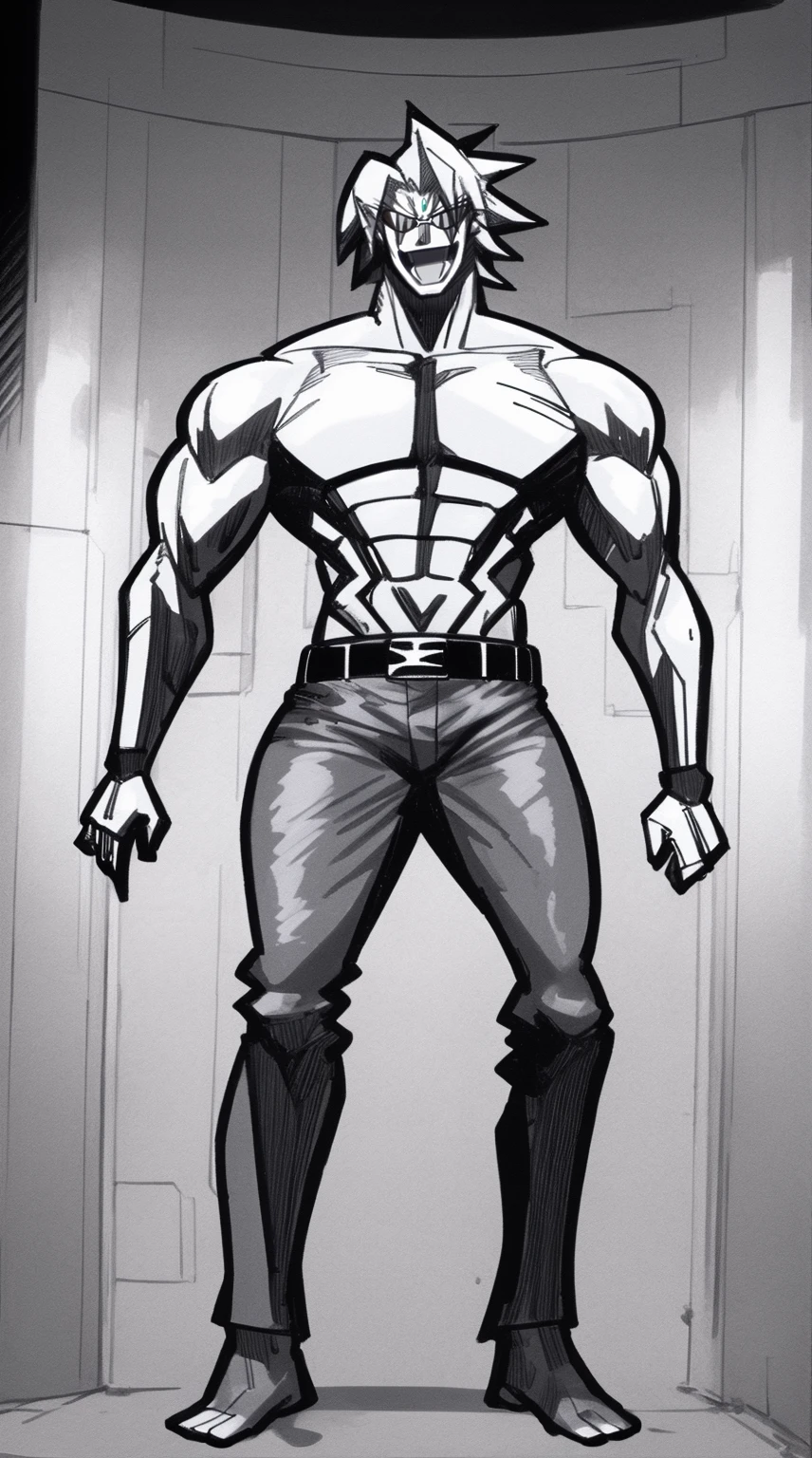masterpiece, adam blade76, black jacked, long jacked, glasses, pants, belt, muscle, open mouth, smile, desert, sun, tower, full body, feet,refsheet, UHD, retina, masterpiece, ccurate, anatomically correct, textured skin, super detail, high details, high quality, award winning, best quality, highres, pullover