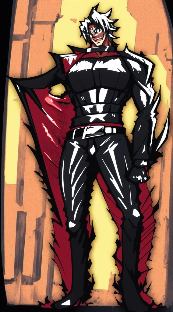 masterpiece, adam blade76, black jacked, long jacked, glasses, pants, belt, muscle, open mouth, smile, desert, sun, tower, full body, feet,refsheet, UHD, retina, masterpiece, ccurate, anatomically correct, textured skin, super detail, high details, high quality, award winning, best quality, highres, pullover