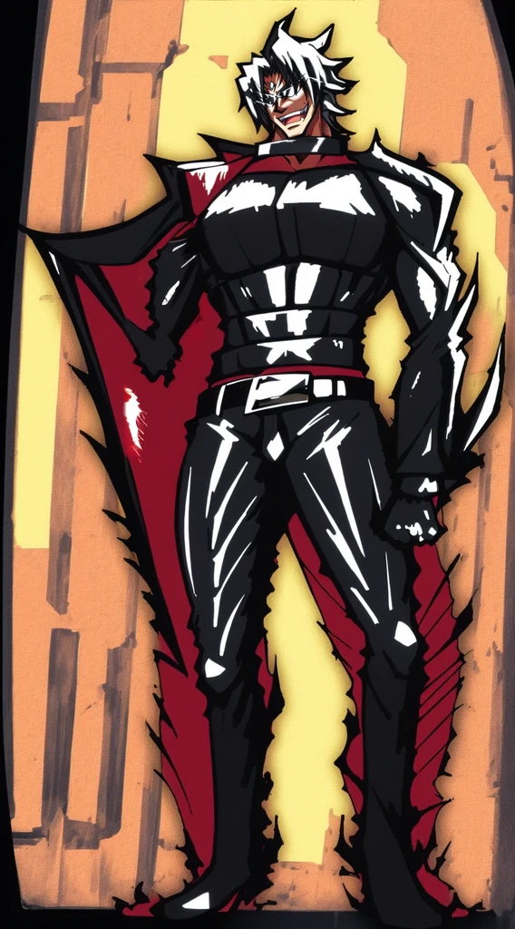 masterpiece, adam blade76, black jacked, long jacked, glasses, pants, belt, muscle, open mouth, smile, desert, sun, tower, full body, feet,refsheet, UHD, retina, masterpiece, ccurate, anatomically correct, textured skin, super detail, high details, high quality, award winning, best quality, highres, pullover