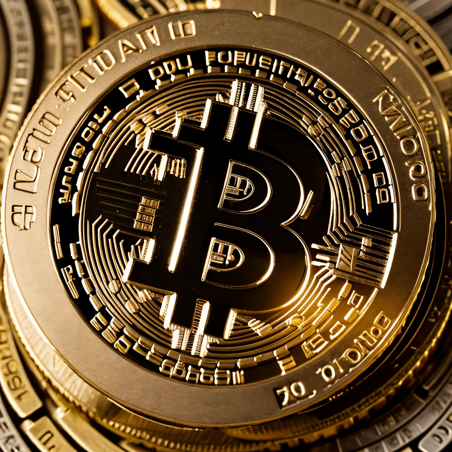 Plusieurs pièces de crypto