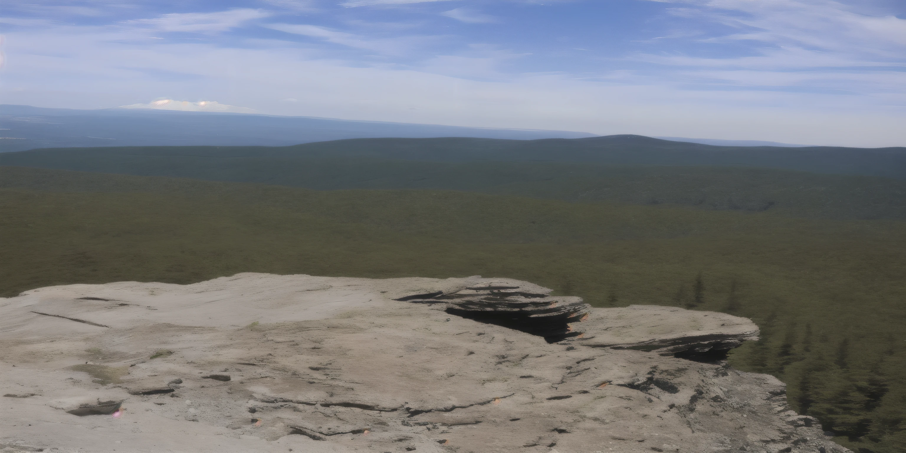 there is a man sitting on a rock overlooking a valley, view for miles, high above treeline, high vantage point, view from slightly above, view from the top, with mountains in the distance, looking down on the view, looking down a cliff, oregon, from 1 0 0 0 feet in distance, far view, on deep forest peak, giant crater in distance