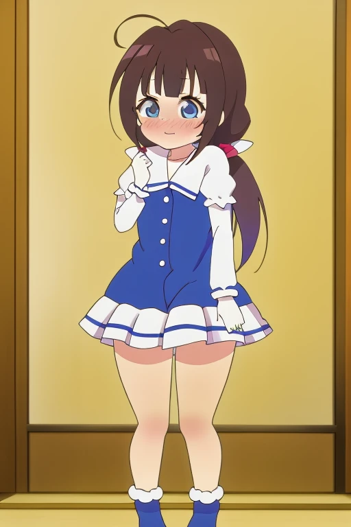 Hinatsuru Love, White beret, 8K, masutepiece, absurderes, Anime, screen cap,women stink,Attack with a fart,((tome'Small movements)),blush, Shy