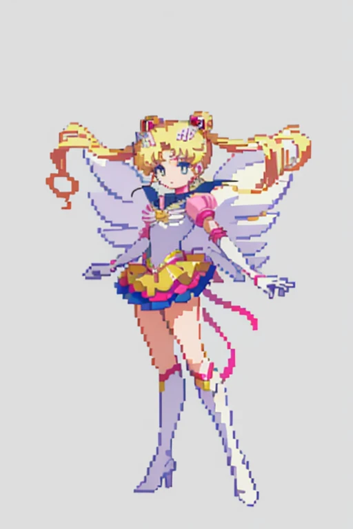 (masterpiece, top quality, best quality), pixel,pixel art,1girl,full body, simple background, eternal sailor moon