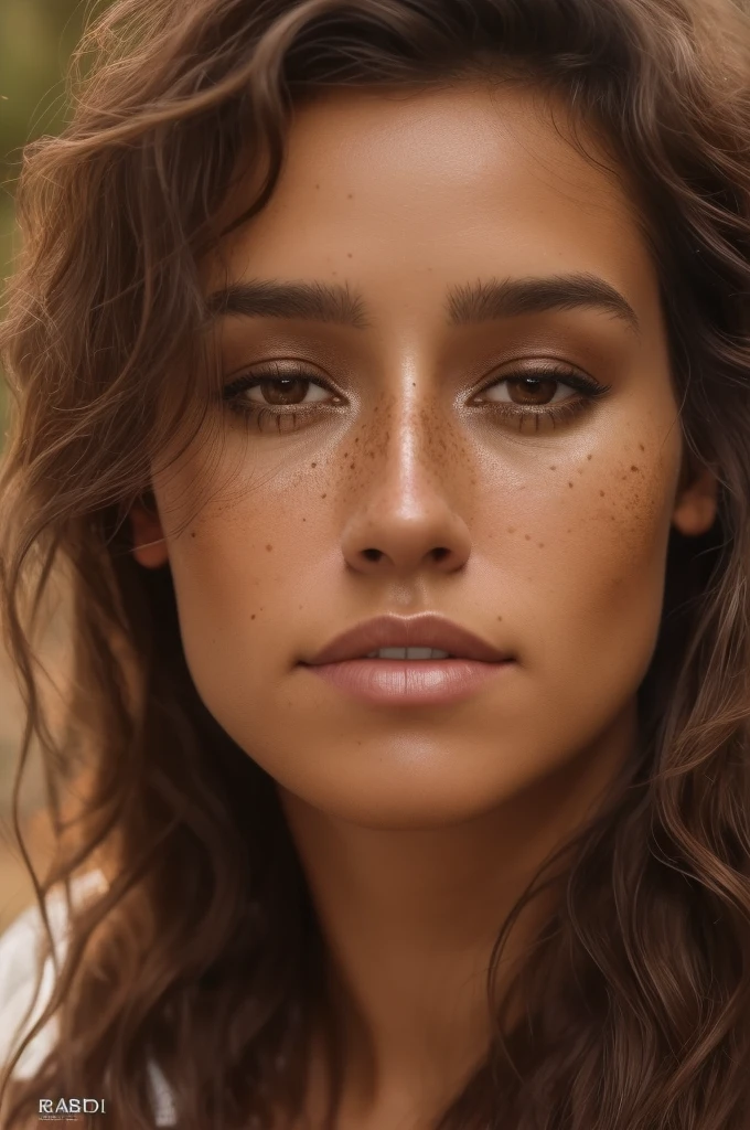 A portait of woman (TugbaYurt01), wavy hair parted in the middle, detailed face, natural thin lips, perfect teeth, (white shirt, unbuttoned shirt), earing, jewelery, neck, chin, facial skin imperfections, textured skin, detailed skin texture, remarkable detailed pupils, visible skin detail, freckled face, (blush:0.5), (goosebumps:0.5), skin fuzz, dry skin, subsurface scattering, pore details, oiliness, skin redness, blemishes, high-resolution textures, natural lighting, ultra realistic, Photorealistic, Hyperrealistic, Hyperdetailed, analog style, detailed skin, soft lighting, subsurface scattering, realistic, soft shadow, masterpiece, Ultra-High Quality, 12K, Deep Learning AI Enhancement, HDR, Quantum Dot Technology, 16-bit Color, Digital Medium Format, Advanced Lens Optics, ProRes RAW, Computational Photography, High Frame Rate, LUTs, Cinema-Quality Stabilization, outdoor, in ruined city, courtyard blur background, dusty misty background, (from below:.8), wide angle, (from side:0.2),