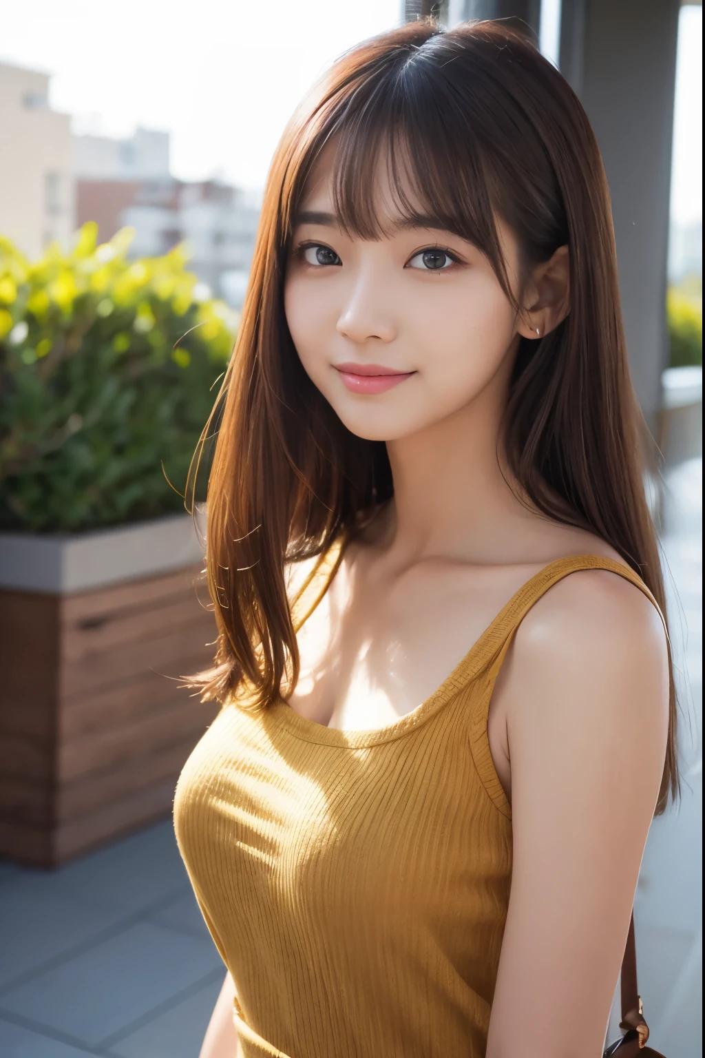 masutepiece, Best Quality, 8K、(Golden Ratio Face、Balanced eyes、very gentle eyelids)、二重まぶた、Beautiful nasal muscles、Shy laughter、lipgloss 、Very beautiful girl、Beautiful girl solo like a model、View photographer、Officelady