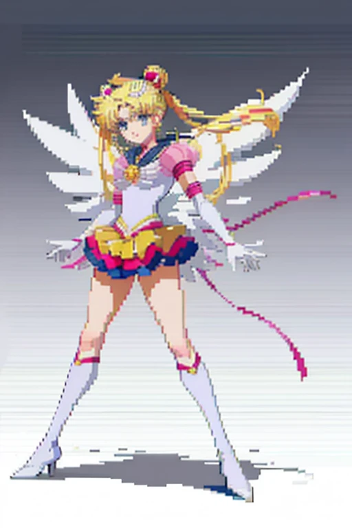 (masterpiece, top quality, best quality), pixel,pixel art,1girl,full body, simple background, eternal sailor moon