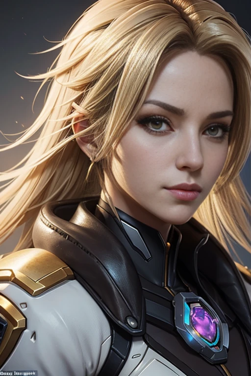 mercy from overwatch, character portrait, portrait, close up, concept art, intricate details, highly detailed, in the style of moebius