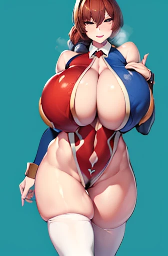 ((femele,Colossal breasts,huge-breasted:1.4,(huge-breasted:1.8), very red lips,huge-breastedを強調,Big ass,big breasts thin waist,long legged,is standing,greenish blue eyes))
8K((As in the official))
8K((A smile))8K((The face we are looking for))8K((Naughty face))8k8K((Anime style face))8K((Good depiction of the face))