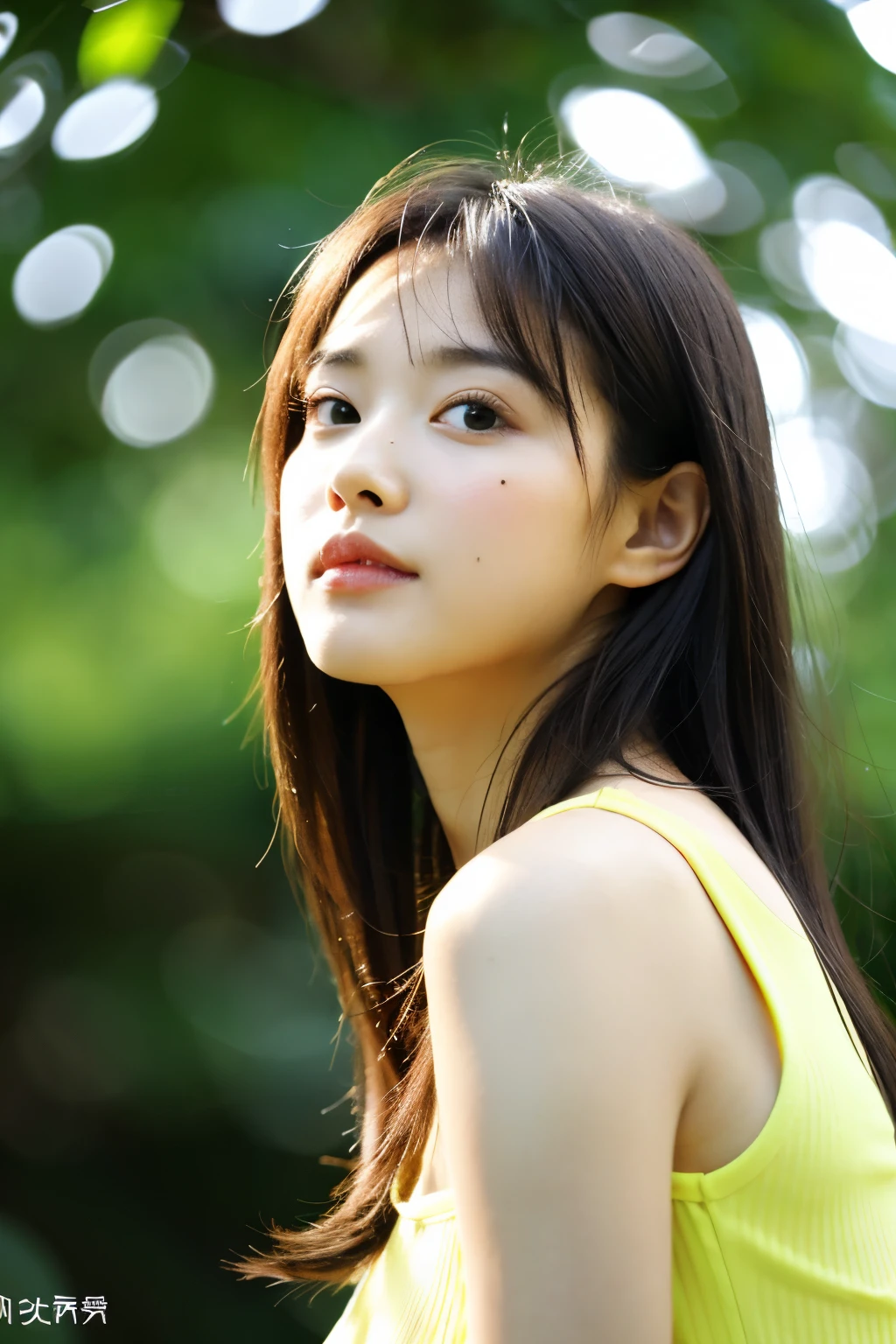 Green blur background