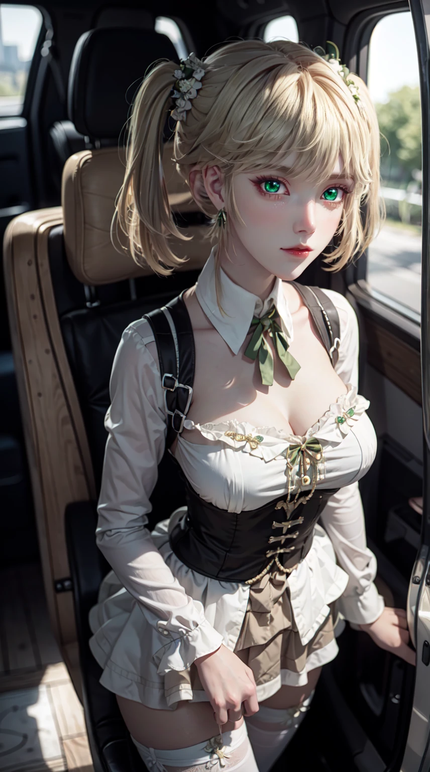 【Image quality (clarity and drawing)】
Highest quality

【Character, character setting】
Around 35 years old, beautiful

【Direction of the character (camera angle), visible parts, eye line, pose, etc.】
Looking this way, leaning forward, sexy

【Face (expression)】
Smiling

【Body type】
Large breasts, slim

【Clothing (upper body, lower body), hats, accessories on the head, neck equipment, etc.】
Underwear

【Hair (length and color), etc.】
Short haircut

【Timeframe (morning, noon, evening, night, etc.) or brightness】
Night

【Background and scenery, etc., in detail】
On a train, sitting in a chair