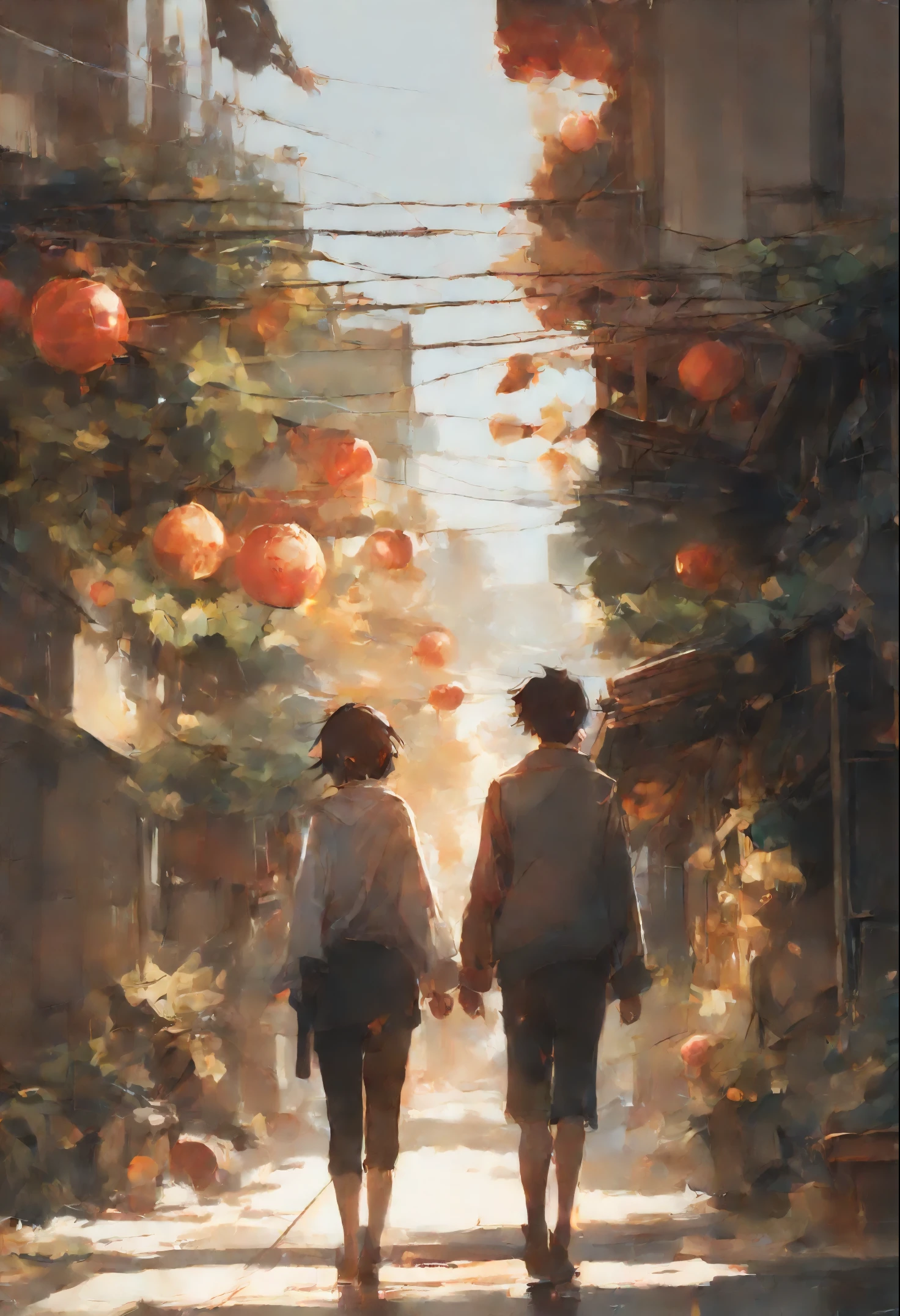 I'll be the sun,
I'll be the sky.
All I can do is burn in the distance.
I will be a house with strong walls.
Just remember - You mean the world to me. Makoto Shinkai and (Cain'Plague), sakimichan and makoto shinkai, guweiz, Arms, artwork in the style of guweiz, christmas style