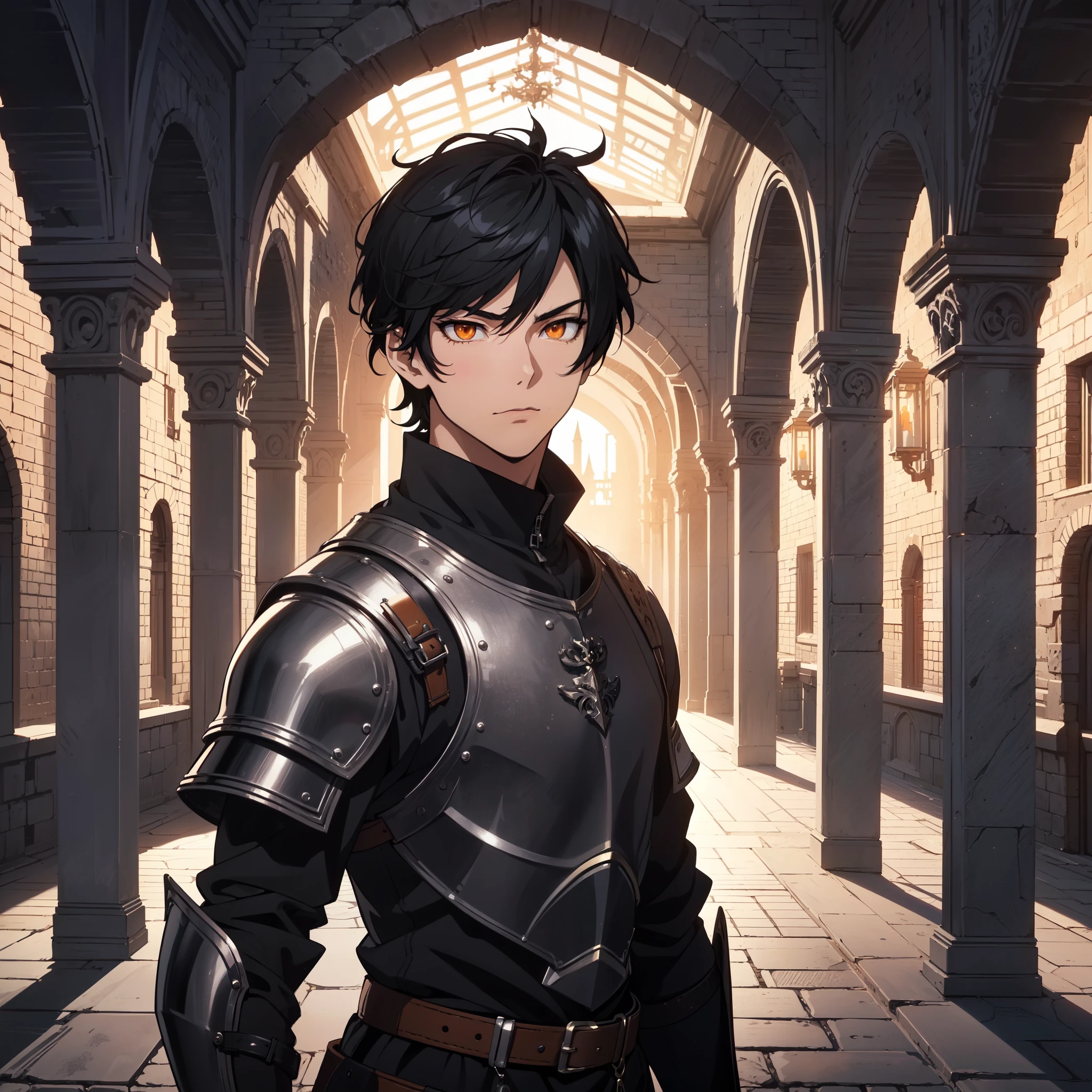 128K Ultra High Definition,
128K Ultra High Quality,
128K Ultra High Resolution,
Best Definition,
Best Quality,
Best Resolution,
Perfectly Detailed,
Perfectly Designed,
Extremely Detailed,
Extremely Designed,
Hyper Detailed,
Hyper Definition,
Hyper Quality,
Hyper Resolution,
Masterpiece,
(((Anime))),
Body Shot,
(((Boy))),
Handsome,
Muscular Body,
(((Black Short Hair))),
(((Orange Eyes))),
(((Hyper Detailed & Perfectly Designed With Ultra High Quality Black Warlord Armor))),
(((Inside Of Medieval Royal Palace Background Scenery))),