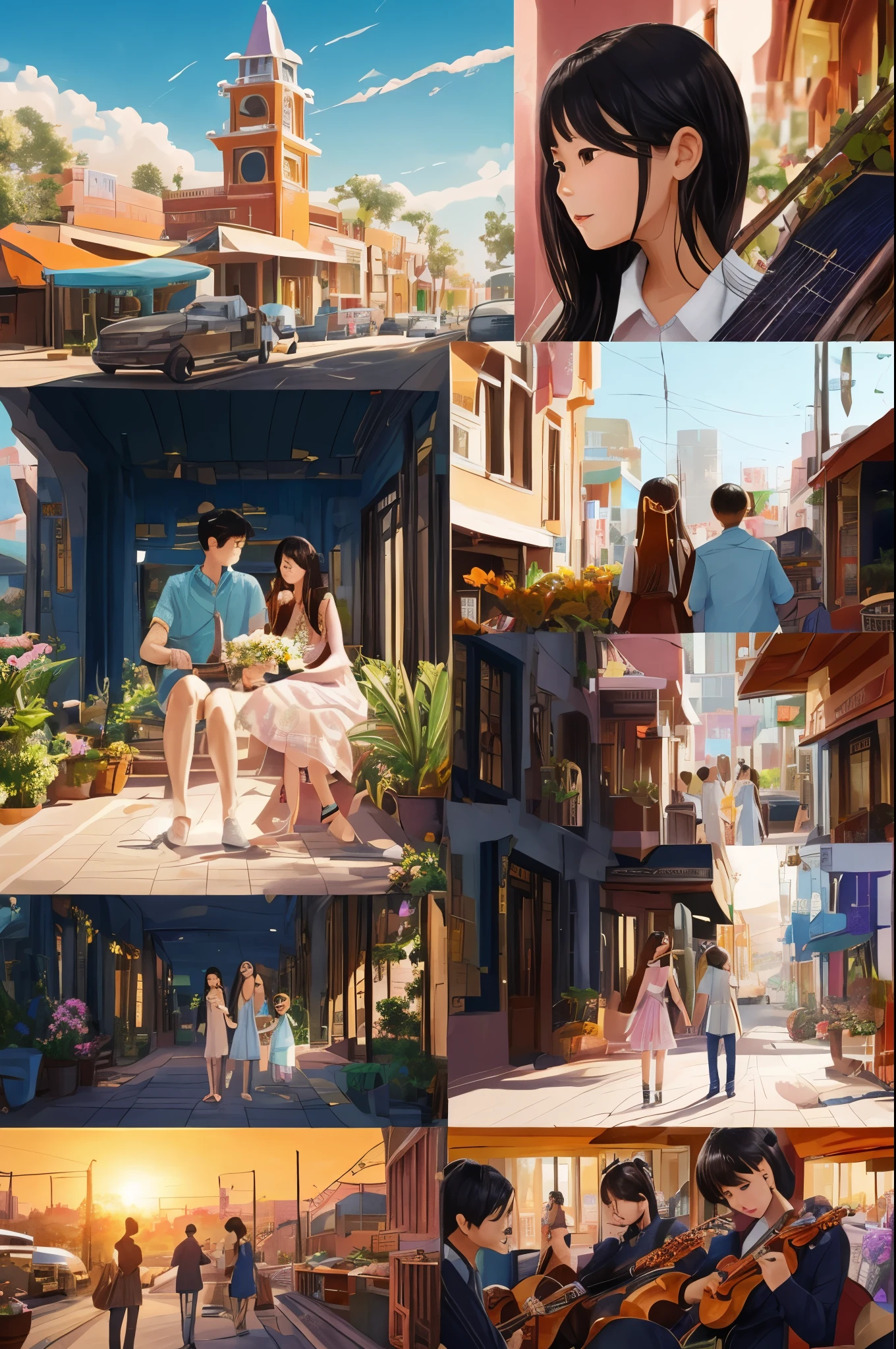 Leo and Lily have lived together in Artesia City since childhood.。They watched each other grow as childhood friends and were naturally attracted to each other.。Lily's dream is to become a musician.、To further hone her unique talent「city of music」Decided to move to Cantabrail City。The two begin a long-distance relationship。
