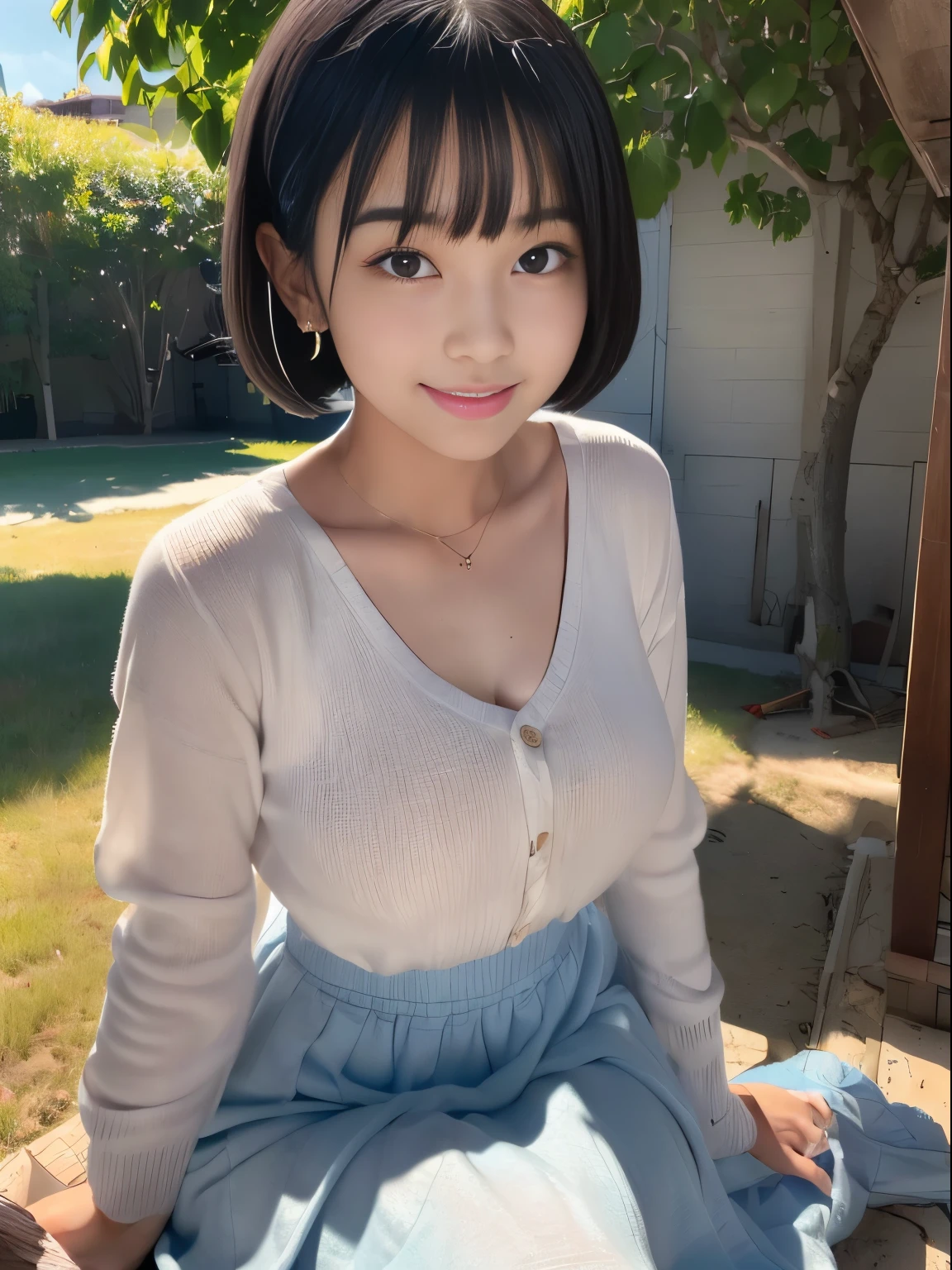 masutepiece, Best Quality, (Realistic, Photorealsitic), Raw photo, the Extremely Detailed CG Unity 8K Wallpapers, extremely delicate and beautiful, finely detail, Very delicate eyes, Extremely detailed,1 Cute High School Girl,Looking at the camera,Poop sitting,(small tits),Beautiful detailed eyes,grin,Black eye, (School uniform,high-school uniform,summer clothing,Uniform fully open,Uniform with open chest,Very short pleated skirt),(((NSFW,small tits,:1.2,Nipple slip:1.2,pantiy,pantie shot:1.3))),Right hand is a peace sign,(((Open your legs very wide))),(((no-bra))),(((Lifting a white shirt))),(Pink papillae),small tits,rays of sunshine,Cute,light skinned,(((Bursting smile))),(((Opens mouth and laughs))),(papillae are visible),(Perfect female figure), Slimed,Slim waist,(Full body), Short hair,Brown hair,small nipple,Pink papillae,small areola,(((showing nipple))),(Lifting a white shirt),(((Flip up your white shirt to show your breasts))),(Cute white little panties),(Black Mickey Mouse Headband),Frolicking,(The background is Tokyo Disneyland),(((The background is Cinderella's Castle))),An amusement park,outside of house,Open area,The shoes are black loafers,white sock,