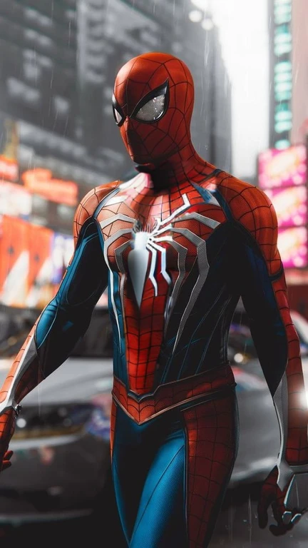(8k, RAW photo, best quality, masterpiece: 1.2), ultra detailed, official art, photo-realistic: 1.37, spider man, black suit, spider in the center of your chest in white, organic looking clothing, gooey testura, symbiote, art, PS5 cinematic screenshot, highly detailed and detailed cinematic rendering, ultra photorealistic raytricing, with cinematic lightingaction pose