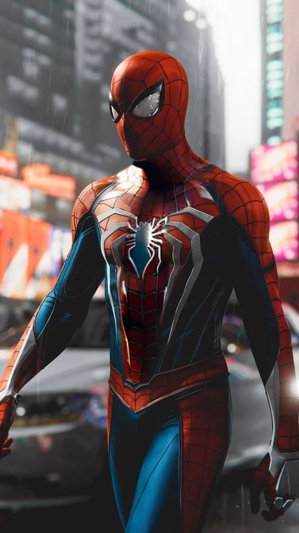 (8k, RAW photo, best quality, masterpiece: 1.2), ultra detailed, official art, photo-realistic: 1.37, spider man, black suit, spider in the center of your chest in white, organic looking clothing, gooey testura, symbiote, art, PS5 cinematic screenshot, highly detailed and detailed cinematic rendering, ultra photorealistic raytricing, with cinematic lightingaction pose