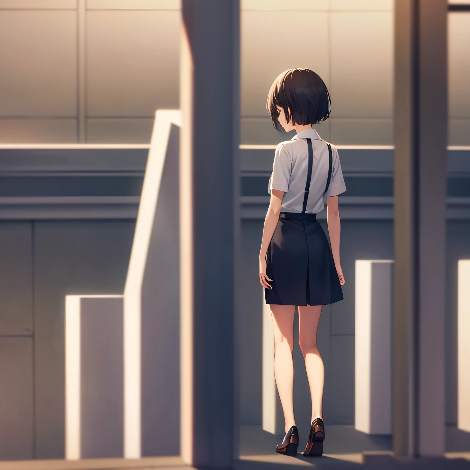 short hair girl