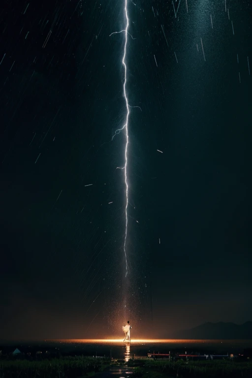 downpours，Eschatological，be desperate，One guy，废墟