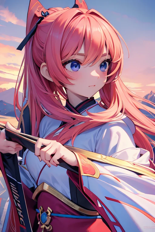 Best quality, Masterpiece, lighting cinematic, complexe, sinple background, Detailed face, corps entier, (contour:1.2), (popart:1.3), lineart, , , 1fille, assis, Hanfu, Style de ski,, ,