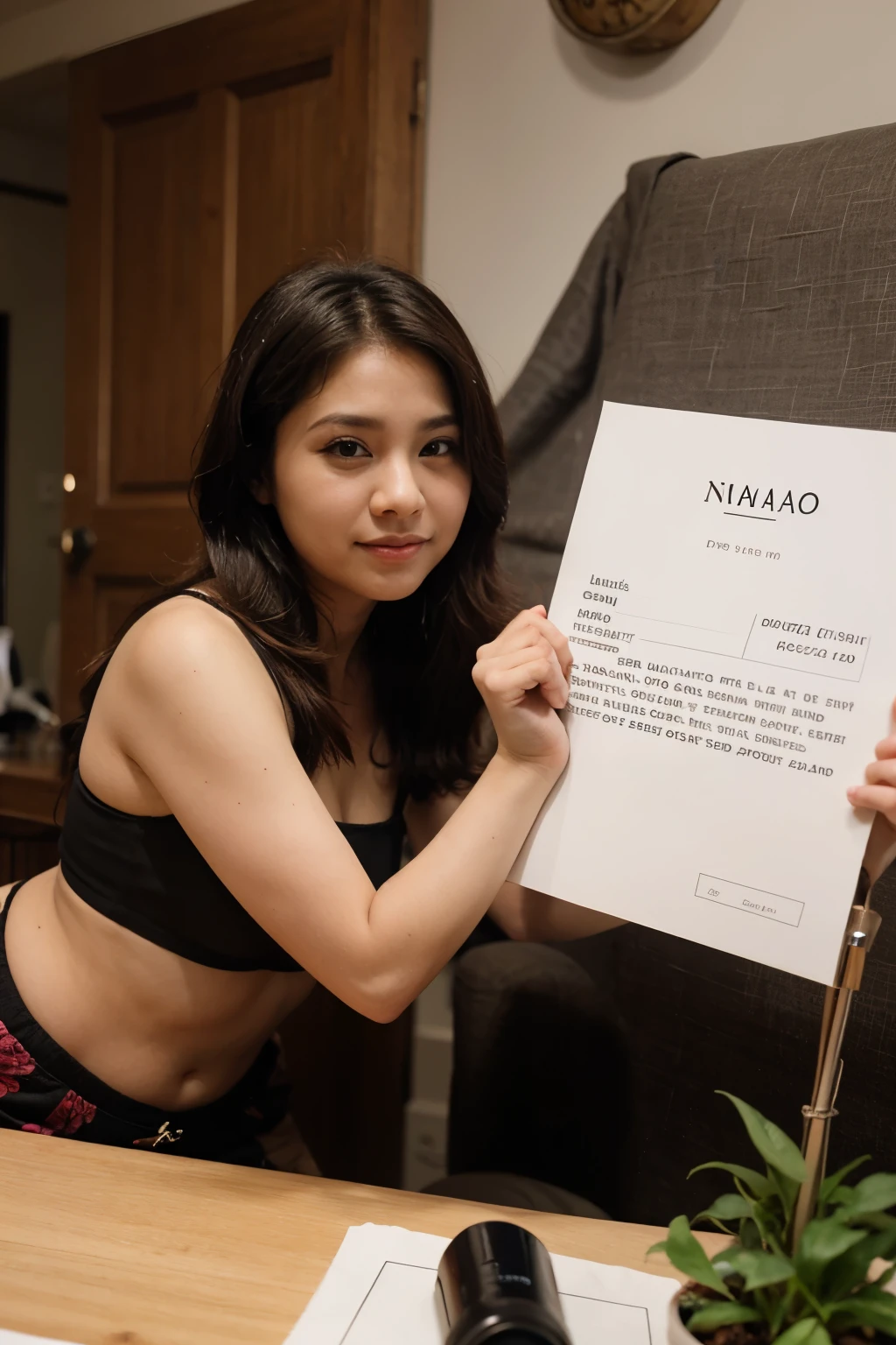 Pop up animasi dengan nama Dodo background bunga cantik