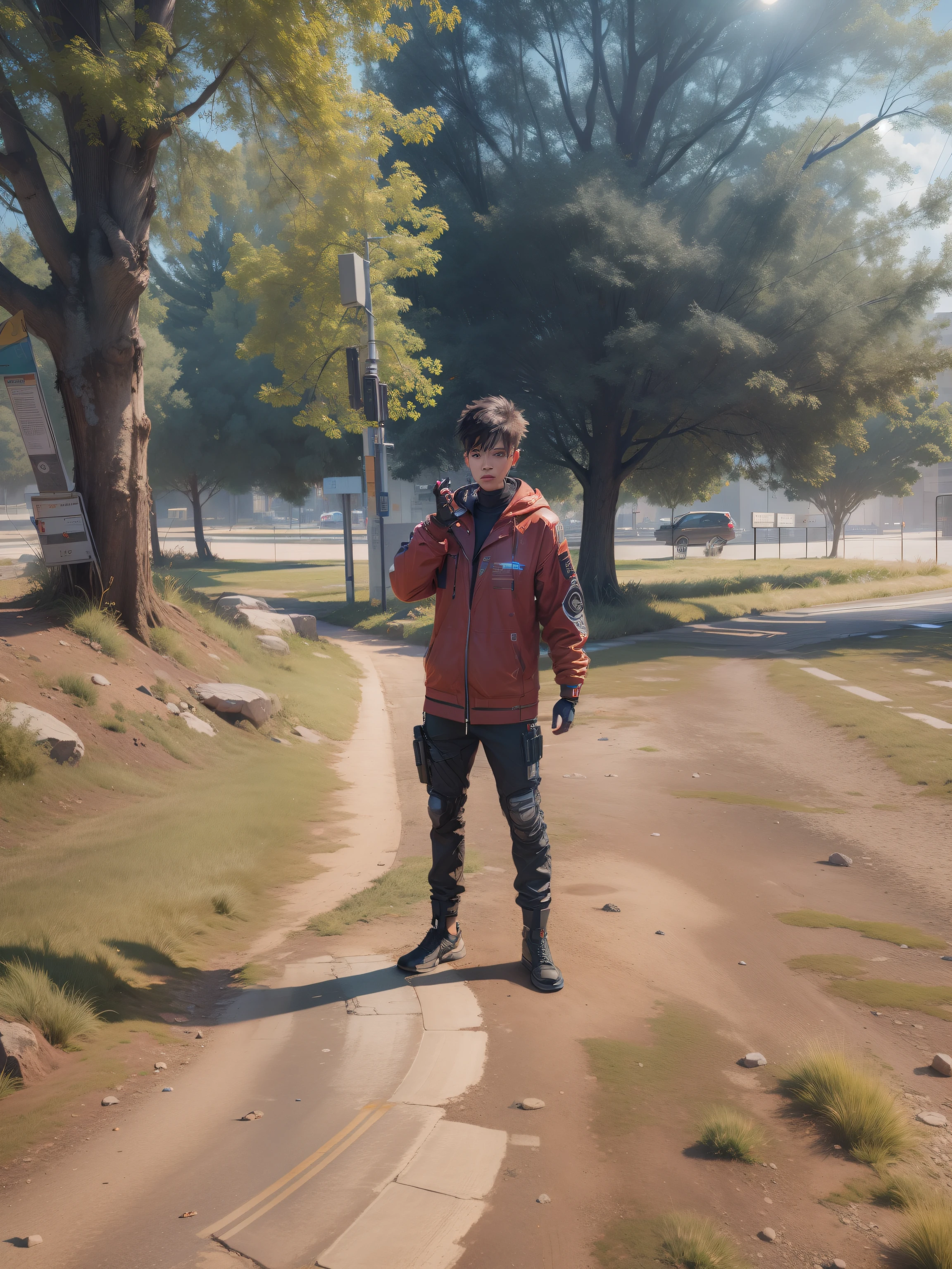 cyberpunk,smartboy,lighting realistic background,8k,u4