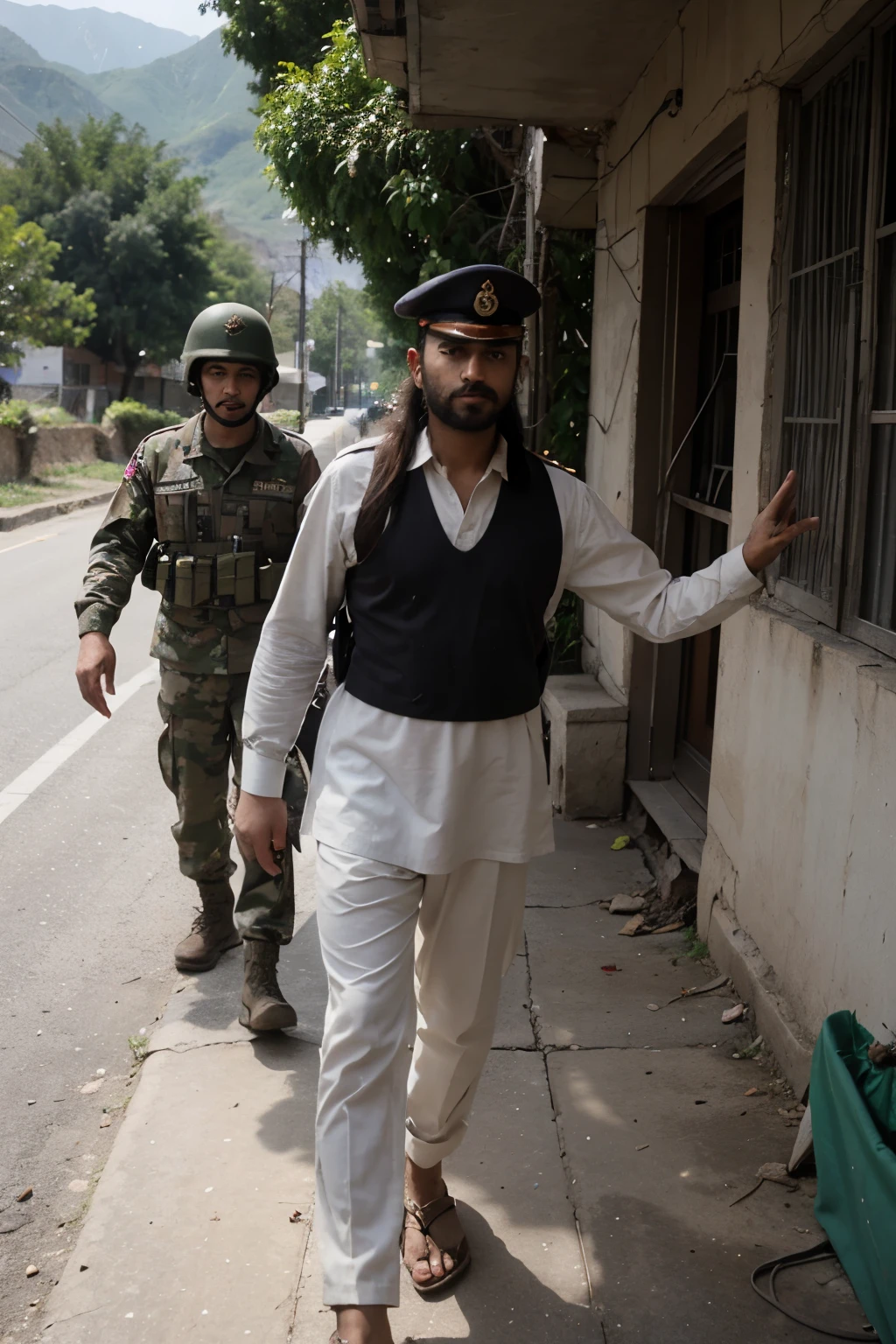 Pakistan army in hill
