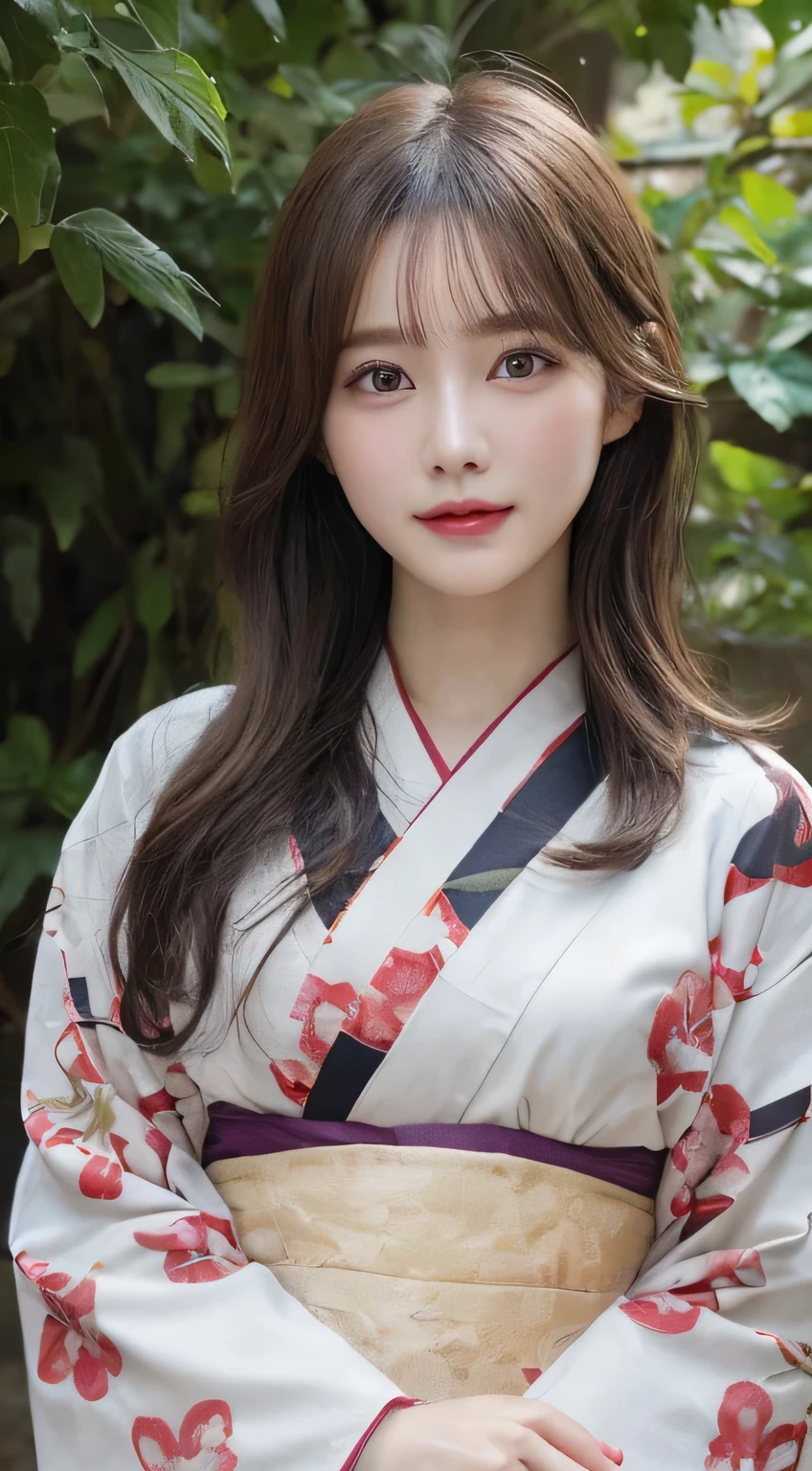 (Wear the kimono correctly,age19,no-makeup)、(top-quality,masterpiece:1.3,超A high resolution,),(ultra-detailliert,Caustics),(Photorealsitic:1.4,RAW shooting),Ultra-realistic capture,A highly detailed,high-definition16Kfor human skin、 Skin texture is natural、The skin looks healthy with an even tone、 Use natural light and color、 Anatomically correct、One Woman,japanes,,kawaii,A dark-haired,Middle hair,(depth of fields、chromatic abberation、Wide range of lighting、Natural Shading)