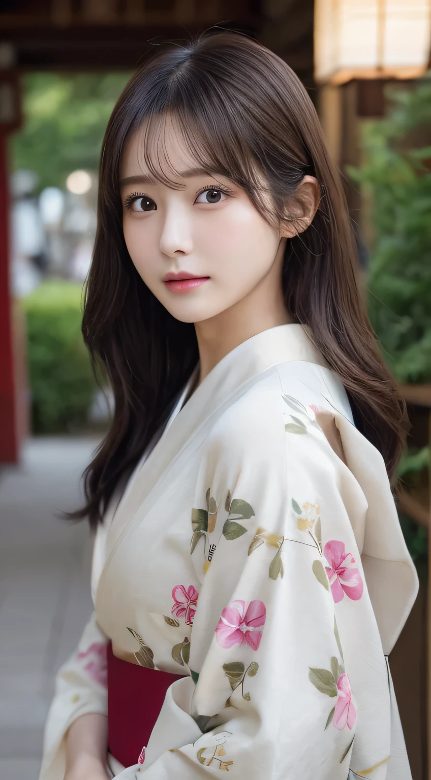 (Wear the kimono correctly,age19,no-makeup)、(top-quality,masterpiece:1.3,超A high resolution,),(ultra-detailliert,Caustics),(Photorealsitic:1.4,RAW shooting),Ultra-realistic capture,A highly detailed,high-definition16Kfor human skin、 Skin texture is natural、The skin looks healthy with an even tone、 Use natural light and color、 Anatomically correct、One Woman,japanes,,kawaii,A dark-haired,Middle hair,(depth of fields、chromatic abberation、Wide range of lighting、Natural Shading)