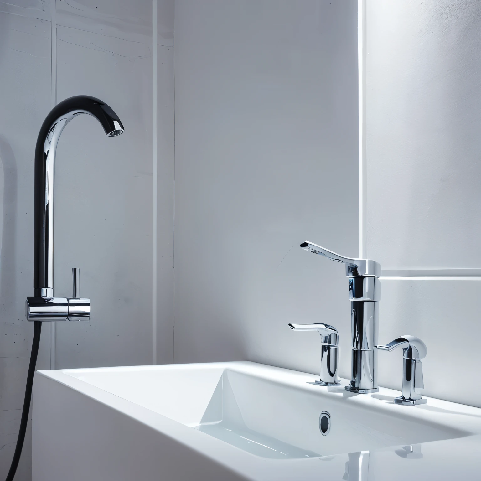 (tmasterpiece, Best quality at best: 1.4),white backgrounid, Black line faucet,Handsome and