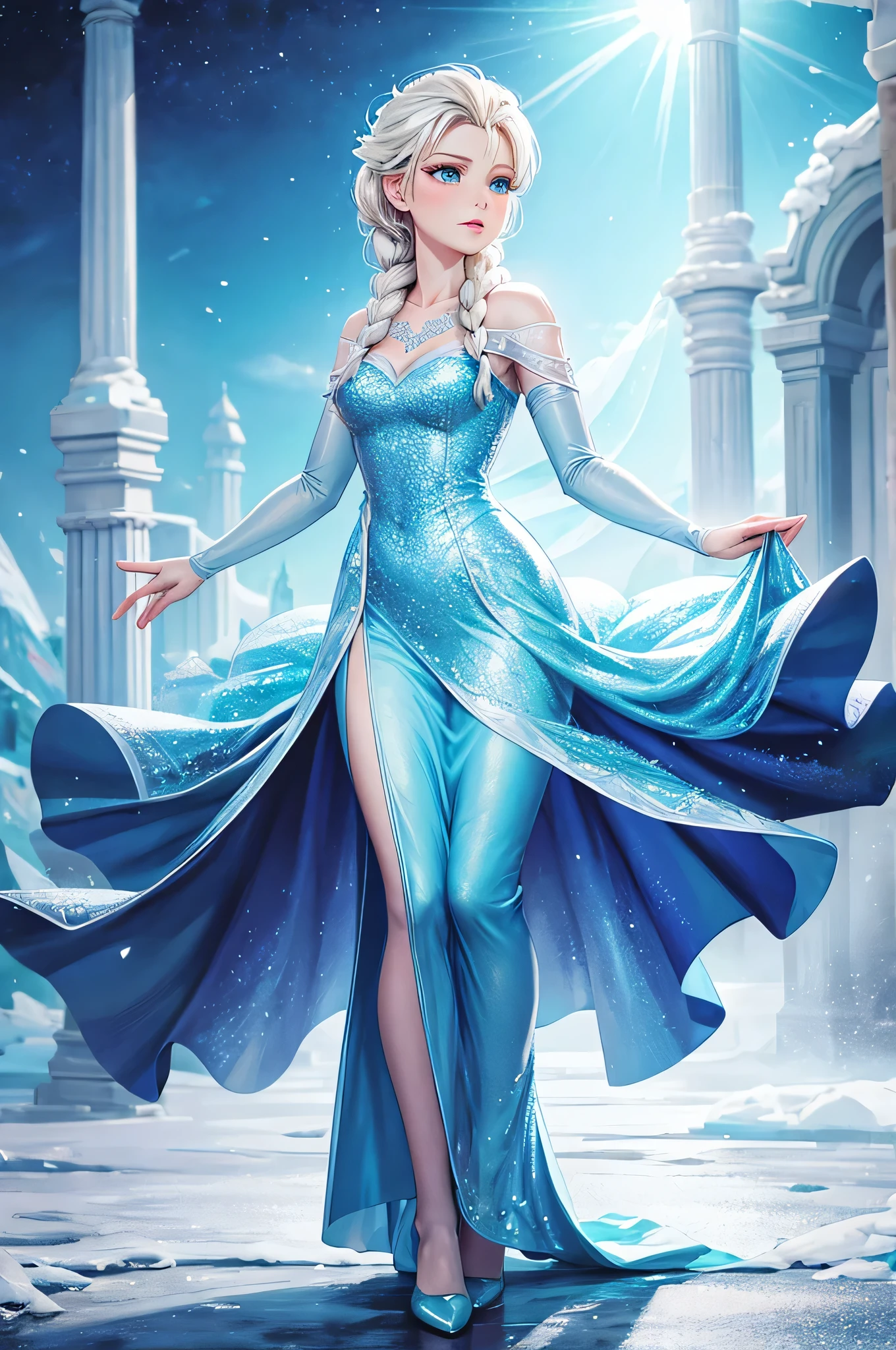 elsa frozen, full body