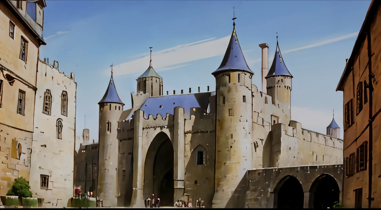 A luxury medieval city