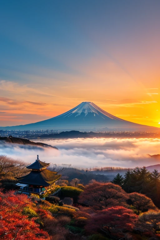 New Year’s Day,Sunrise,tradition,jpn,Beautiful Landscapes,Mt fuji