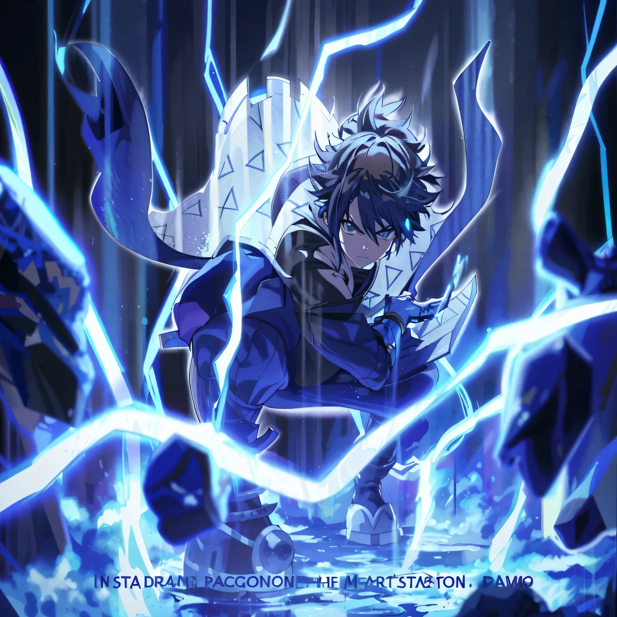 Anime character with lightning in the background, !!Beautiful!!, badass anime 8 k, dark pit, Estilo de Arte Demon Slayer, Beautiful!!!, digital advanced anime art ", Anime Wallaper, anime epic artwork, Beautiful!!, Epic anime style, arte de anime digital detalhada, papel de parede anime 4k, Demon Slayer Zenitsu, zenitsu gordo, deixe um pouco gordinho