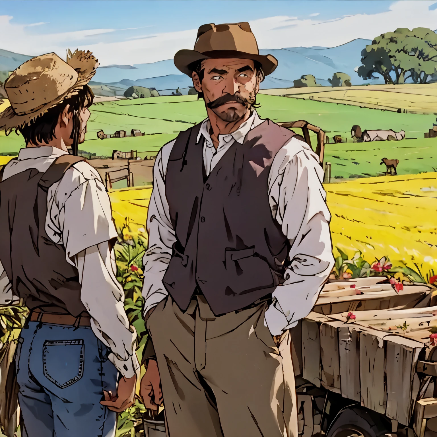 A farmer man