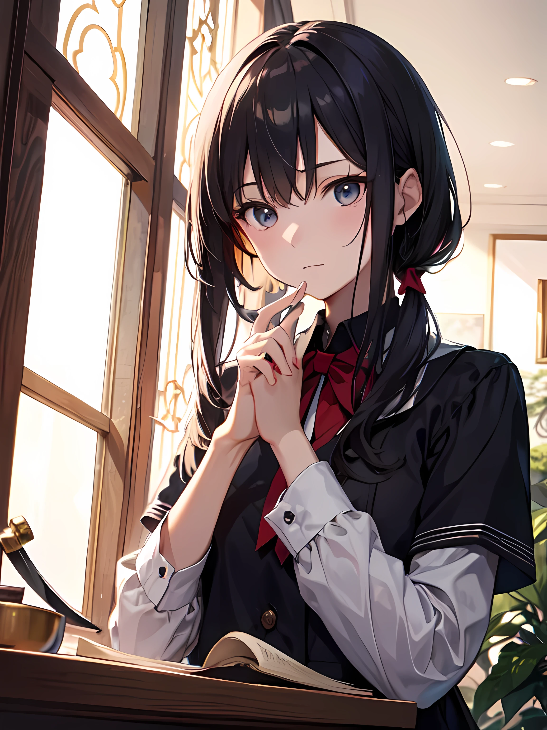 (master masterpiece、best-quality、highest、Official Art、Beautifully Aesthetic:1.2)、(master masterpiece、best-quality、best-quality、Official Art、Beautifully Aesthetic:1.2)、(master masterpiece、best-quality、best-quality、Official Art、Beautifully Aesthetic:1.2)、(1girle:1.3)、highly detail、(Fractal Art:1.3)、colorfull、Supreme Details、「Girl Wizard from Another World」This painting titled、It depicts a girl manipulating magic in an exclusive castle garden。 A beautiful otherworldly castle spreads out in the background、The garden there is、It creates an atmosphere as if it has opened a door to another world..。 At the center of this scene is、Japan elementary school girls standing in elementary school uniforms。Her face is innocent and、It has an expression that makes you want something strongly。In her hand is a luxurious wand.、From that wand is emitting mighty magical powers。Its energy is very powerful、A beam of light makes a large trajectory in the sky。The eyes are developed, realistic and detailed.。The brilliance of the pupil impresses with the strength of the life force。Beautiful fingertips、Shaped like a pianist, and even the nails are reproduced in detail.々Fascinahe charm of this painting is、The powerfulness of the girl and the beauty of the garden、E、It skillfully captures the atmosphere of another world.。E、The girl's facial expressions and movements are very realistic.、It has the power to draw the viewer into the moment。 In addition、the light and shadow production is also stunning。The beam of light emitted by the cane luminate the gardens and castle、pure、Creates a sense of distance from the visible light source to the girl.。Quality produces realistic images、It can convey visual beauty and story appeal at the same time。 This is、Not only visually appealing works、It is a work that further enriches the visual experience by drawing a story.。We think about the theme to the fullest。 The reason is、With its high degree of perfection and、The efforts and passion of artists who were arbitrarily conceived to think about it、Because it's unrivaled。Here are the best works that we propose to you。The images are very realistic and、Very detailed and、Must be a high resolution 16k。Sony F and 24-105mm f / Use a Sony Alpha 4 mirrorless camera with 1G OSS lenses。ISO sensitivity to 32,000、Shutter speed 1/Set to 125 seconds。The image is、Girl in the center、「Realistic reproduction of fabric texture」The fusion of girl cuteness and fetish ims should be framed。--Al-16:9 --