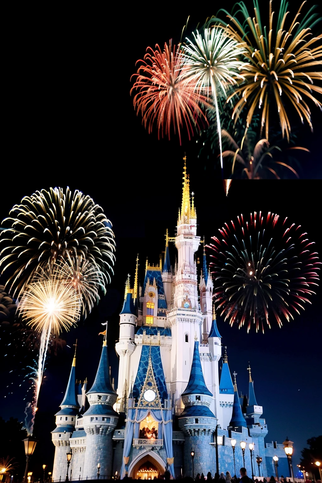 Disney Castle Fireworks Celebrate 2024