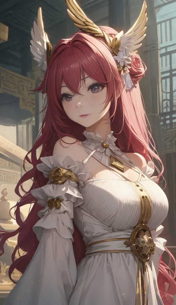 , egyptian goddess of life, the goddess of magic, Goddess of marriage, Goddess of fertility, Perfect woman, 不死族和幼儿's保护者, 王座's化身, undying, 强大's法师, sorceress woman, 小天狼星's化身, 重生和转世's女神, 奴隶's朋友, 伟老's母亲, 忠实's妻子, The first one, 坐在华丽's上, Lotus flowers in hand, apathy, No blushing, (A majestic, Dignified, sankta), 巨大's蛇, Green curls, 有角's头, CRIT, ((Too big)) , plumw, 's, 有光泽's皮肤, (与蛇有关's), 许多精美's埃及装饰品, egyptian style, Perfect meat full of texture, Natural rendering, 令人着迷's视觉享受, ((最好's质量)), A half body, (史诗般's灯光杰作)), MAXIMUM DEFINITION, illustratio, (Very rich facial details), 清晰's纹理, Ultra HD detail display, 出色's图像表现, high-quality illustratio, Perfectly matched to harmonious shades, Deep lines, 精确's笔触, 美妙's配色方案, 复杂's细节