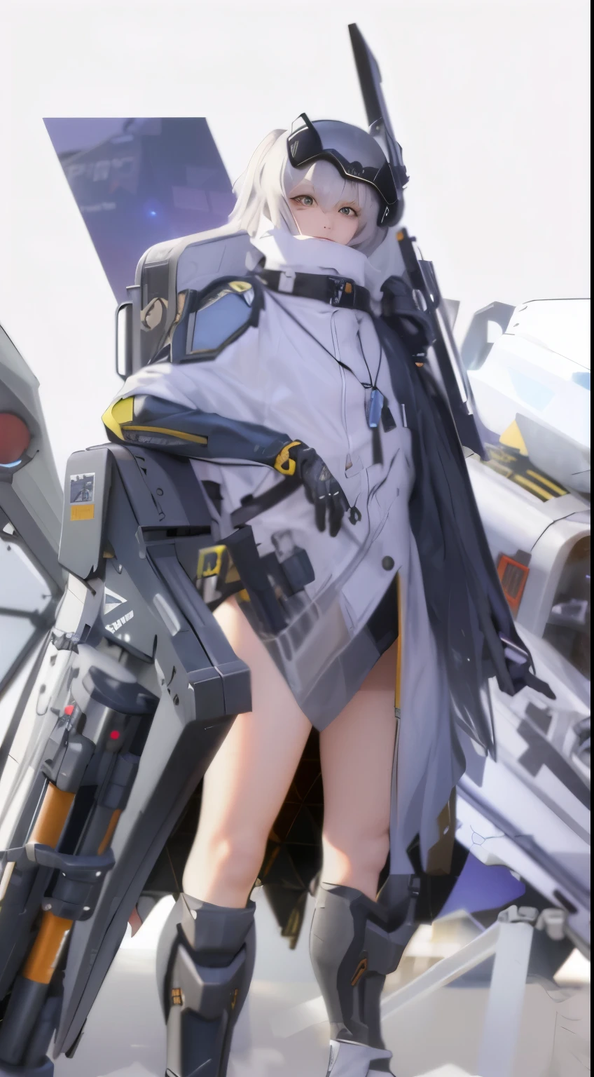 anime character with a gun and a helmet on standing next to a vehicle, fine details. girls frontline, from arknights, cyberpunk anime girl mech, cushart krenz key art feminine, best anime 4k konachan wallpaper, from girls frontline, girl in mecha cyber armor, mechanized valkyrie girl, guweiz