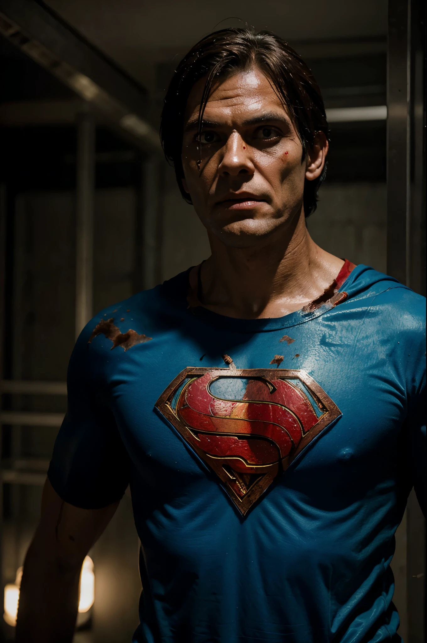 Zombie super man realistic effect