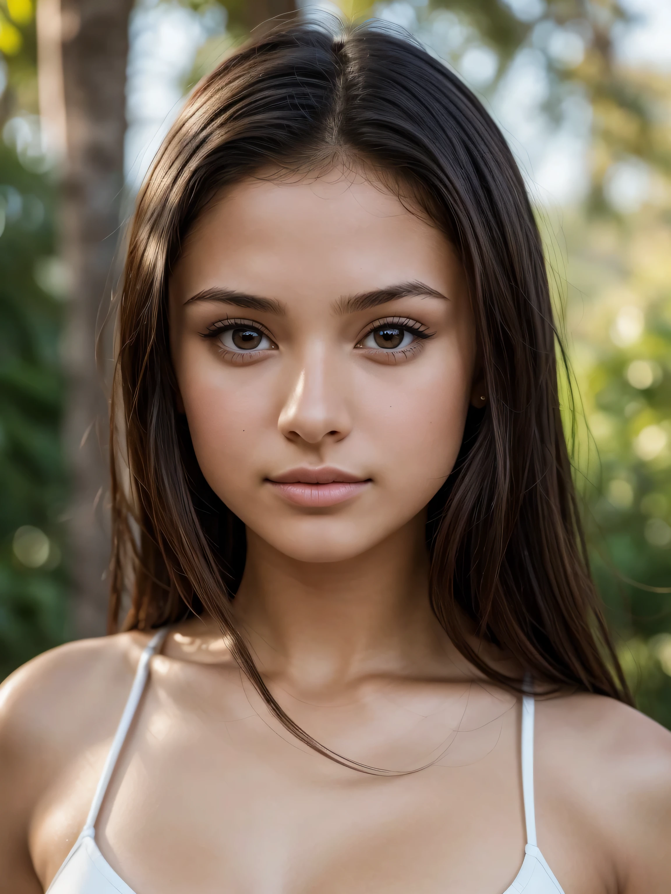 Masterpiece, Realistic, 8K, ultra_detailed detailed, very_detailed_facial_features, very_beautiful, young_Aimee_Carrero young_Nina_Dobrev as a MILF, extremely_cute very_cute adorable_cute, extremely_beautiful most_beautiful_young_girl_in_history, short_face small_face, small_eyebrows round_eyebrows, pro_swimmer, closed_lips:1