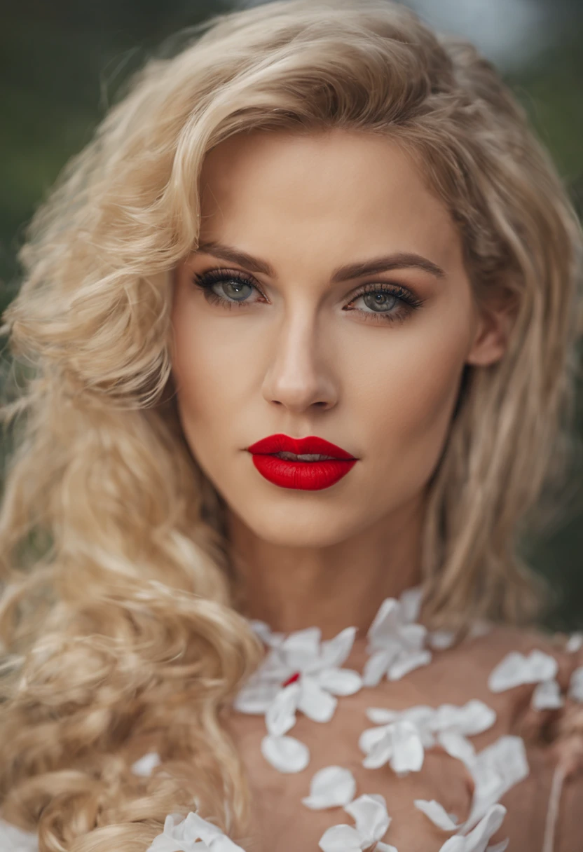 pretty face, russian 38 years blonde with hot, perfect body, Rebecca, chery red lipstick, stockings 64k, makeup, full body, top-quality, hightquality, Extreme Detail Photography, Eye for extreme detail, masterpiece, 16k, 8k, 4K, HD, UHD, high details, high quality, 1080P, best quality, beautiful lady well dressed, elegant mini polka dress, spring vibe, atractive pose