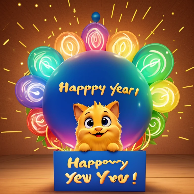 Generate happy new year images