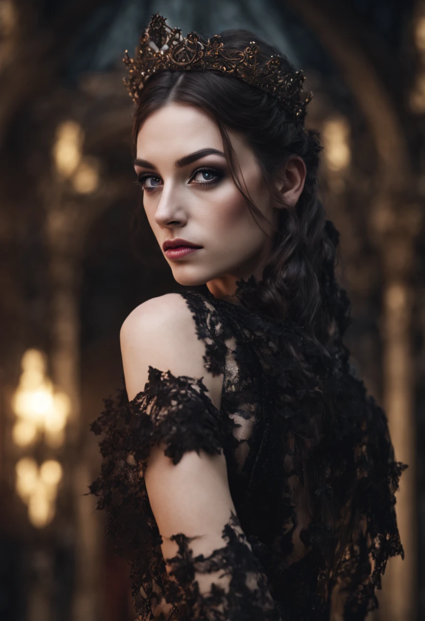 8K, Meisterwerk, RAW-Foto, best quality, Detail:1.2),fotorealistisch, Extrem Detaillierter CG vereint 8K, 8K, Diamant, und Tapeten, Depth of field, Filmisches Licht, Blendenfleck, raytracing, (extremely beautiful face, beautiful lips, gorgeous eyes), Komplizierte Details Gesicht, ((Ultra-Detaillierte Haut)) 1girll, Rory Merkur, Rory Merkur, schwarzes Haar, stumpfer Pony, Hime-Schnitt, Haarschmuck, schwarzer Lippenstift, Haarlang, Angry face, Schminke, (kleine Brust:1.2), (Rote Augen:1.5), BRECHEN Gothic underwear, the perfect body (kleine Truhe:1.3) geil, BRECHEN in full growth, Rote Schuhe, BRECHEN Black Stockings, Black Gloves BRECHEN, schwarze Oberschenkel, Strumpfhalter, Handschuhe, gotik, Haarschleife, Gothic-Mode, puffy short sleeves, puffy sleeves, short sleeves, Oberschenkel, BRECHEN, Sternenhimmel, Night Town, BRECHEN looks at the viewer, BRECHEN (Meisterwerk:1.2), best quality, high resolution, Unity 8k Hintergrundbild, (Illustartion:0.8), (nice detailed eyes:1.6), Extrem detailliertes Gesicht, Perfekte Beleuchtung, extrem detailliertes CGI, real girl