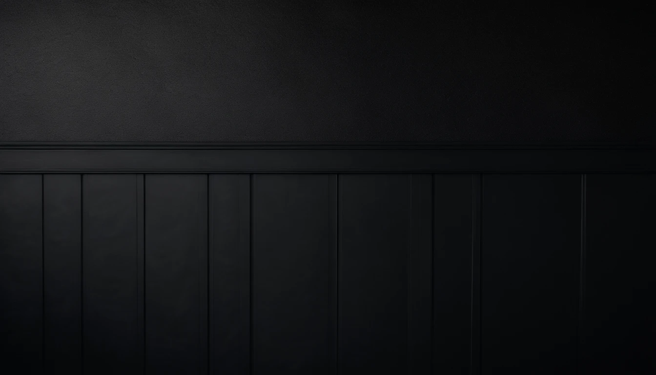 a detailed macro shot of the texture of an empty black wall, focusing on the fine grain and subtle imperfections that give it character and depth