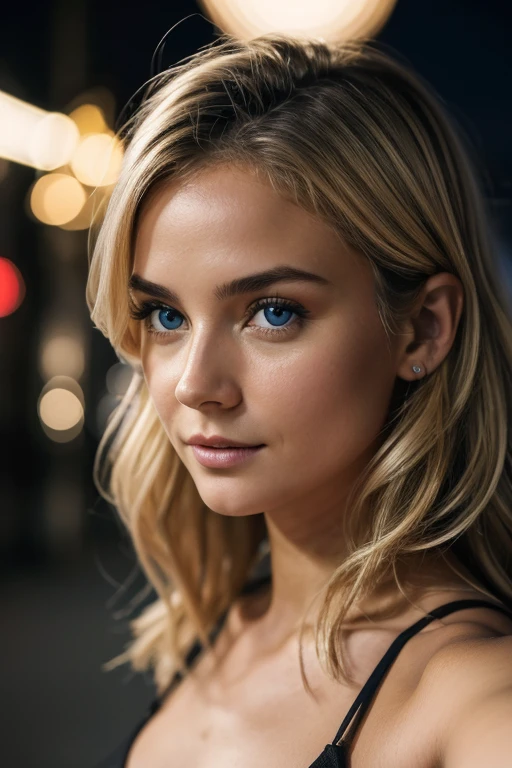(Selfie, Vue de dessus: 1.4), (Right half of the body: 1.4), RAW UHD portrait photo of a 24-year-old blonde (Femme aux yeux bleus) marcher dans une ruelle sombre, gros seins,, Village la nuit, (Lingere), (neckline), specifics (Textures! , cheveux! , Briller, Couleur!! , disadvantages: 1.1), Bright eyes with lots of detail (looking at the camera), SLR lighting, Reflex, Ultra-quality, re sharpness, profondeur de champ, grain du film (centre), Fujifilm XT3, Limpide, Centre du cadre, beau visage, mise au point nette, street lamp, neon lighting, Bokeh (dimly lit), Nuit, (Ciel nocturne), detailed skin pores, peau grasse, coup de soleil, intricate eye details, corps entier, wavy hair