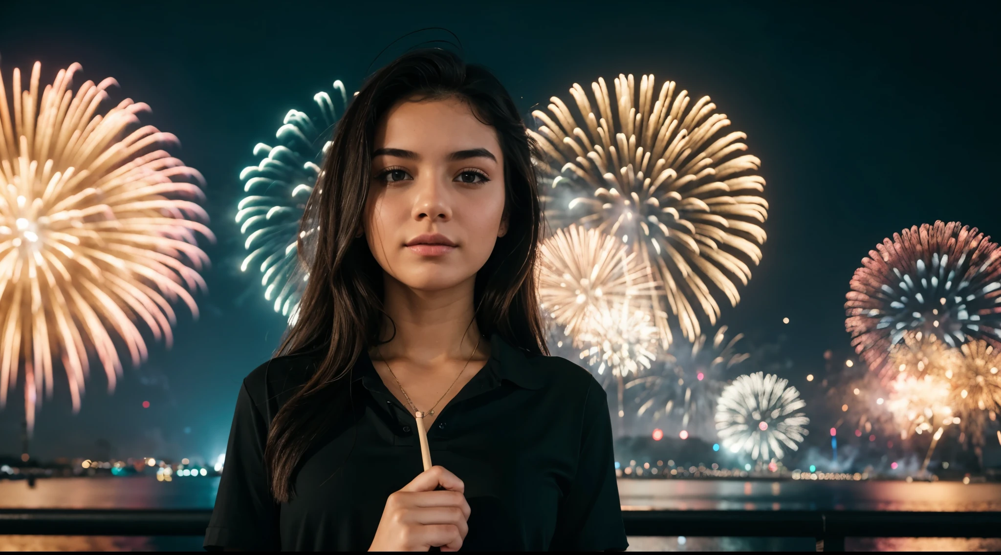 FIREWORKS , There is a GIRL in a black shirt,